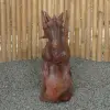 Product image 3 of the product “Dragon with leg lifted on the right made from suar wood, about 50cm Height ”